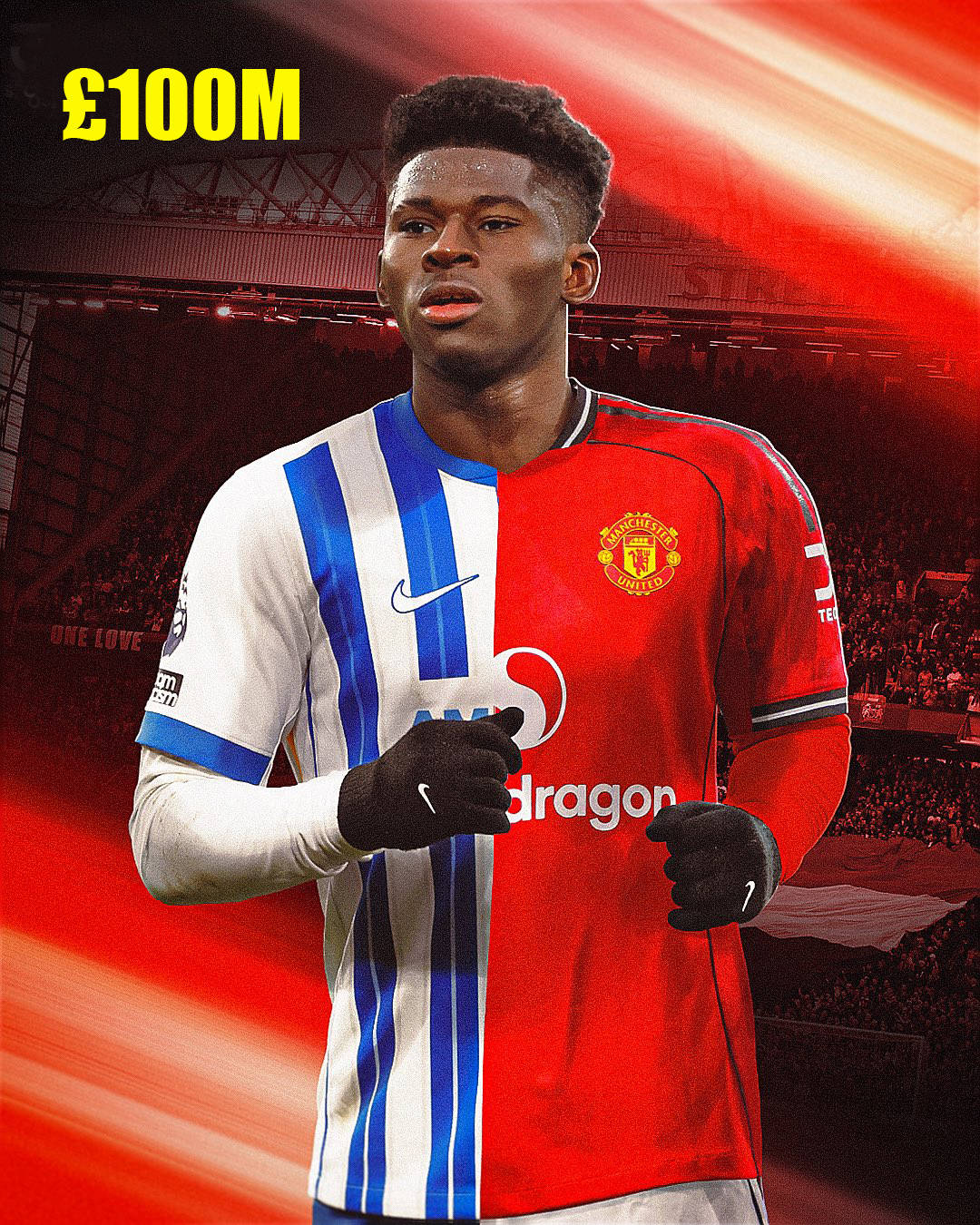 布莱顿为巴莱巴标价曝光！不过亿免谈，拒绝曼联用滕哈格爱将交换