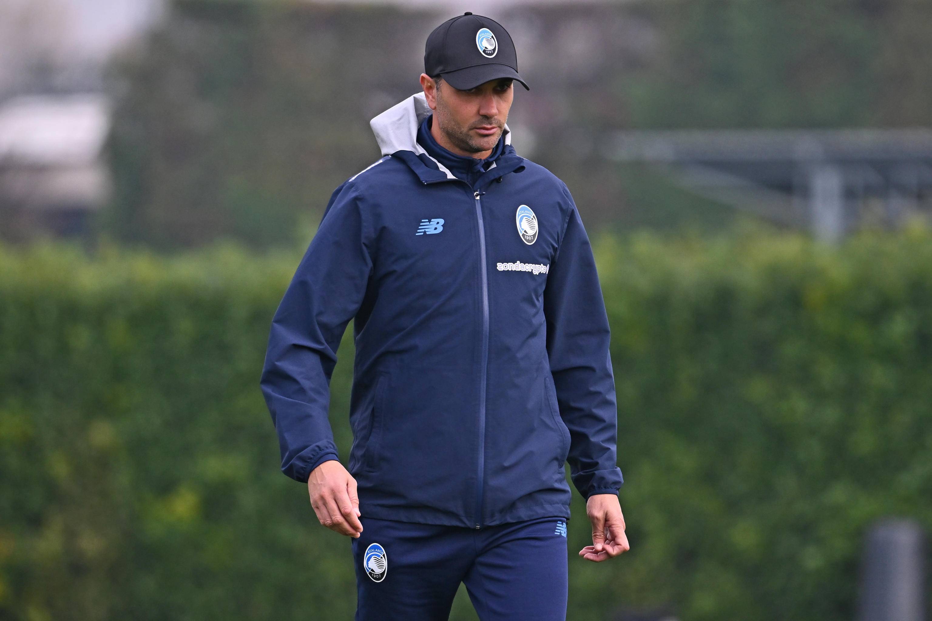 （外代二线）足球——欧冠联赛：亚特兰大赛前备战