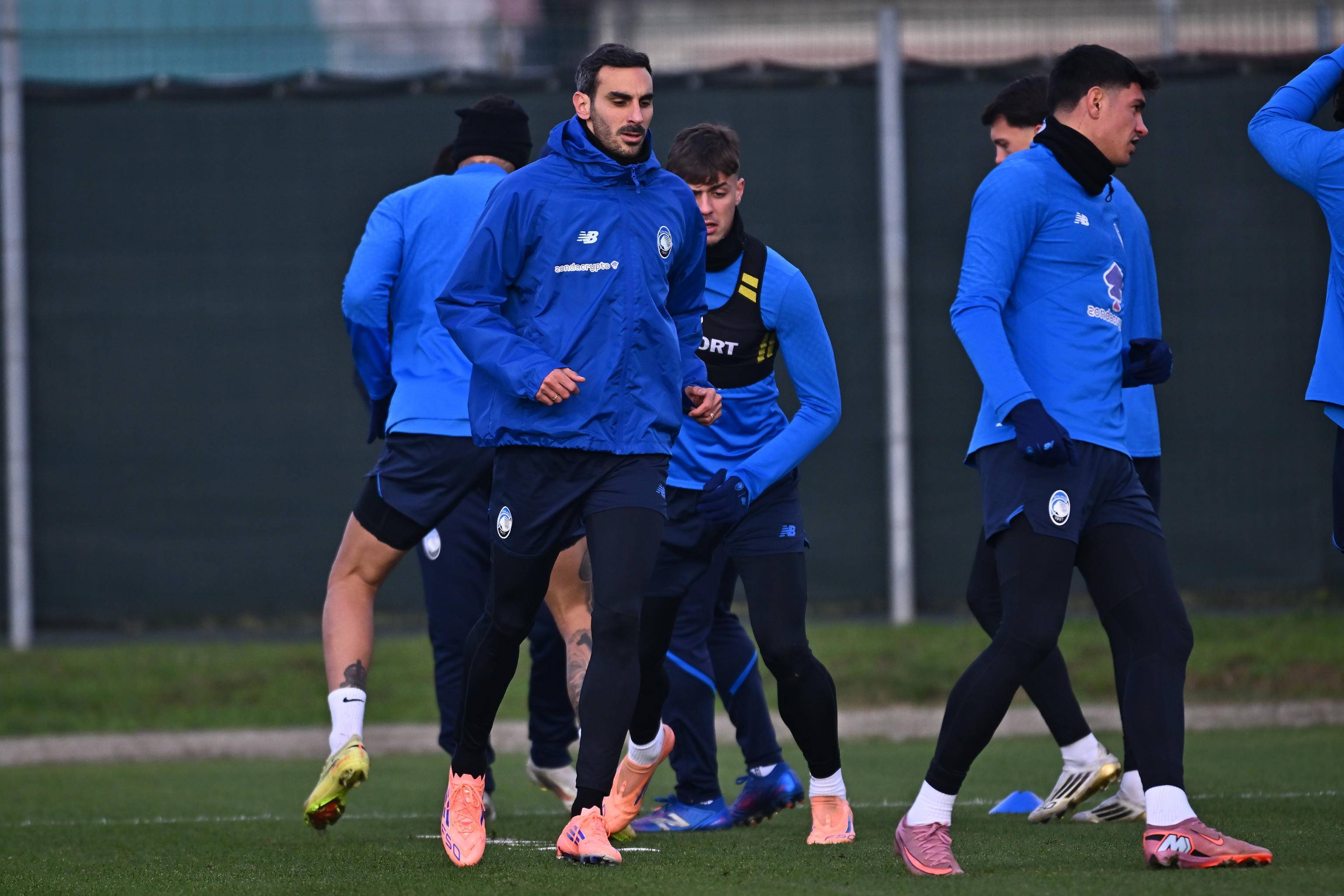 （外代二线）足球——欧冠联赛：亚特兰大赛前备战